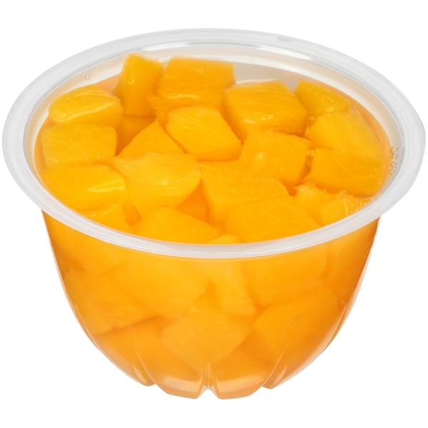 Dole Kosher Diced Peach In Juice 4 Oz. Cup, PK36